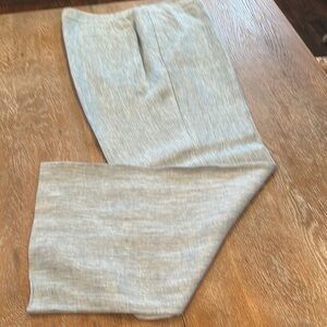 Light Blue Herringbone Linen Pants